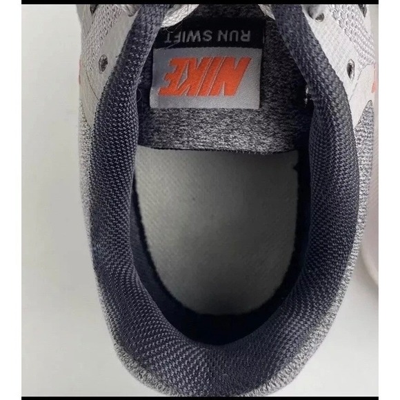 Nike Athletic Running Shoes Women 8.5 Run Swift Sneaker Gray Pink Swoosh Fitness - Picture 6 of 8